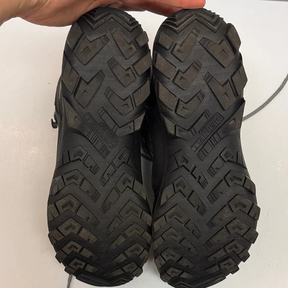 Merrell Black Hiking Boots with Gray Laces - Picture 6 of 9